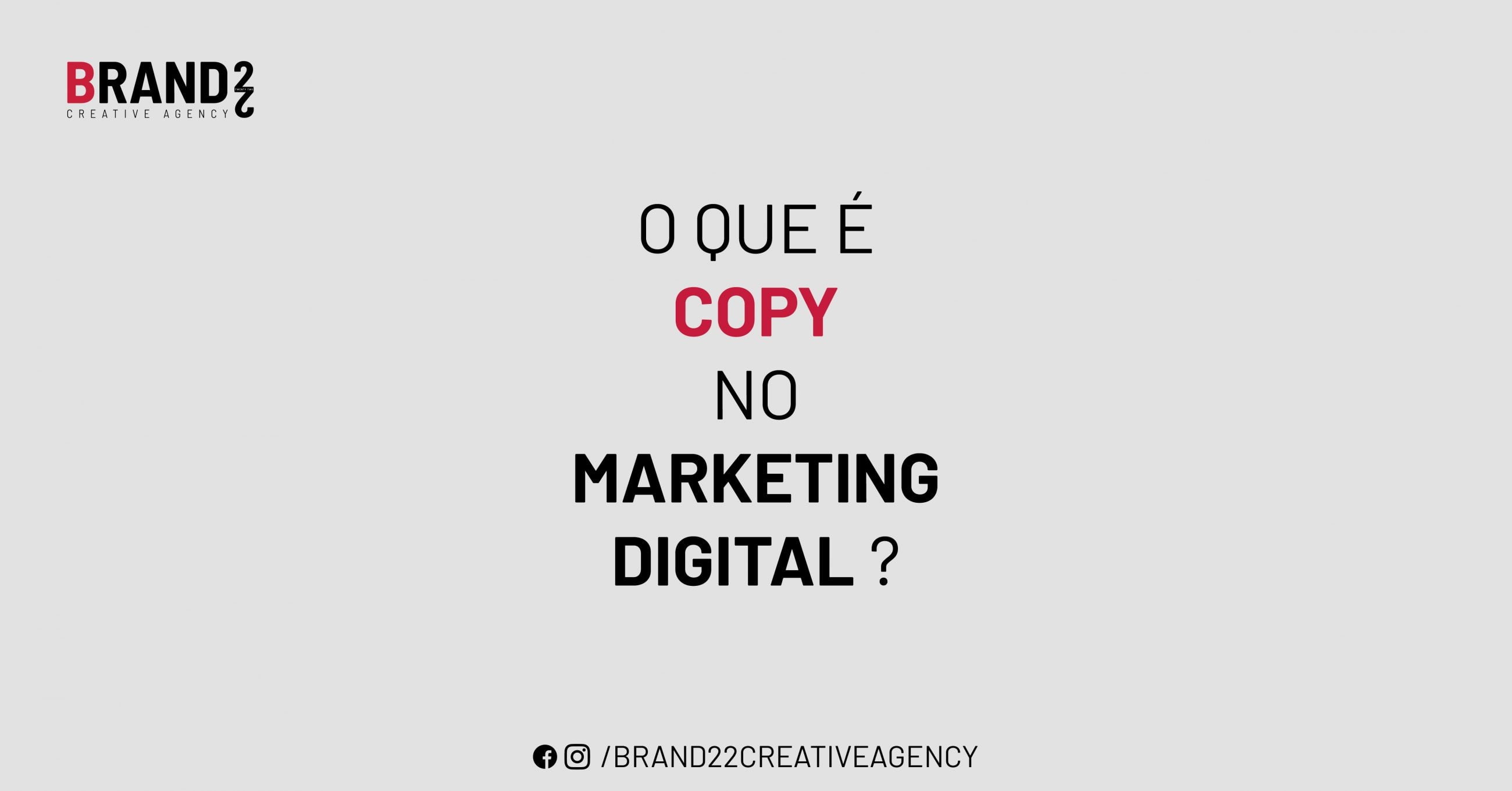 O que é copy no Marketing Digital?