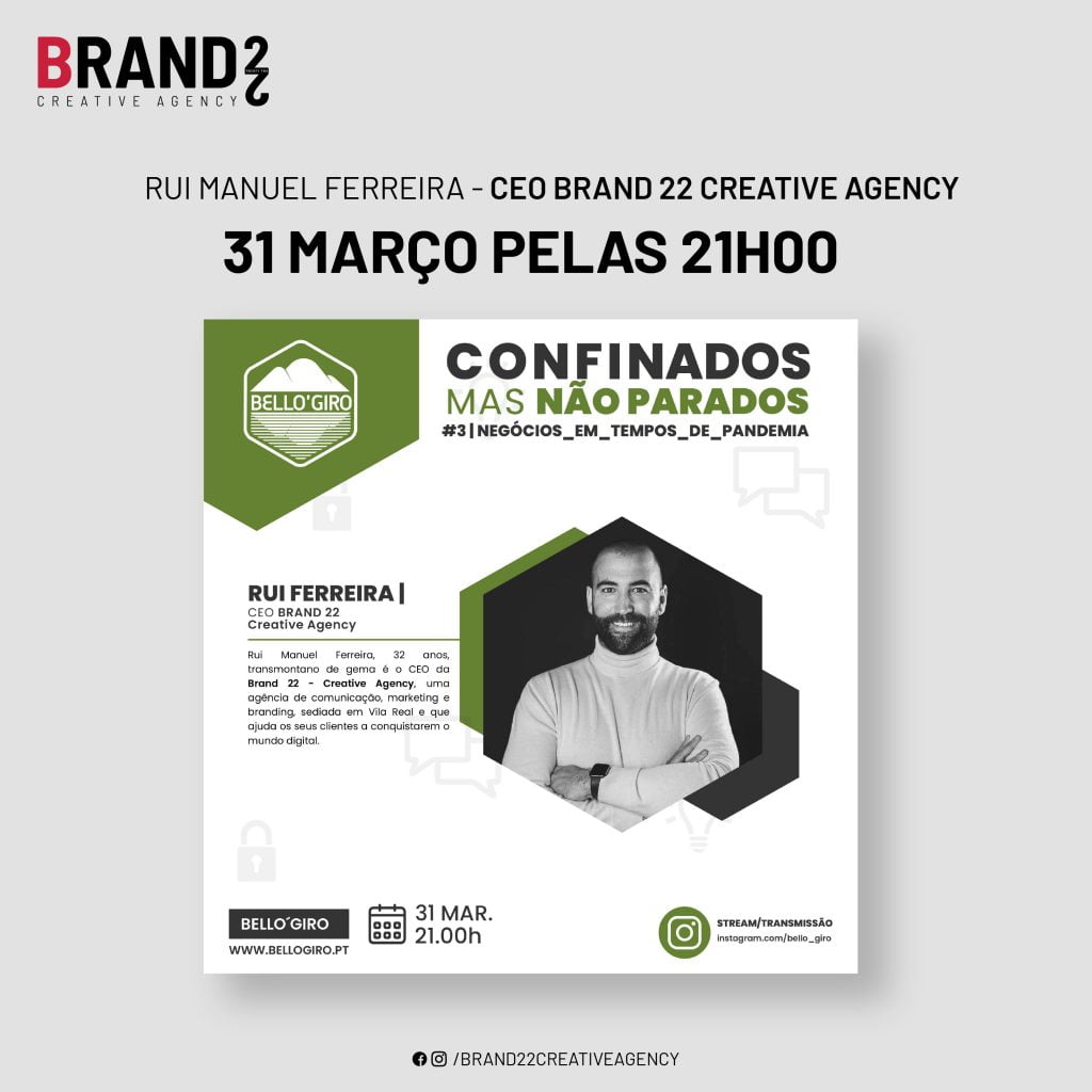 Bello’Giro – Confinados mas não parados