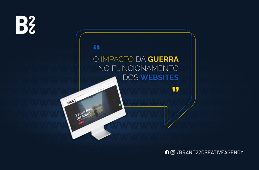 O Impacto da Guerra no funcionamento dos Websites